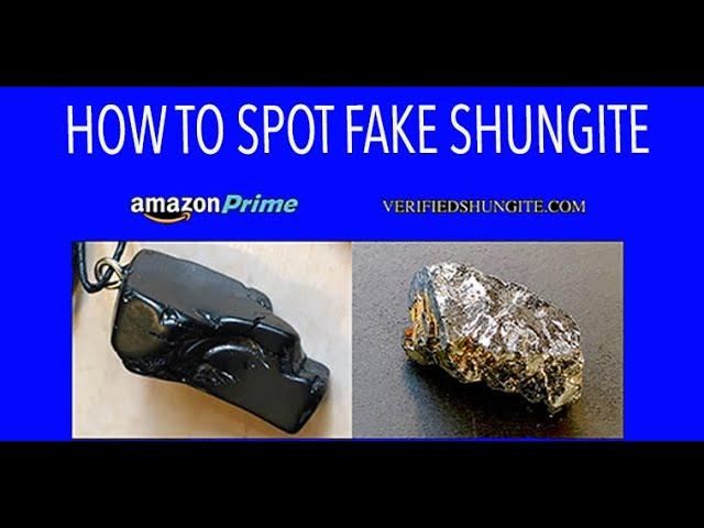 Fake #Shungite Exposed - Two Examples