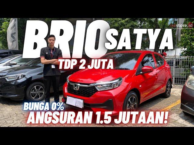 Murah Parah Habisin Unit ⁉️Review Honda Brio 1.2 Type E Satya Terbaru 2024