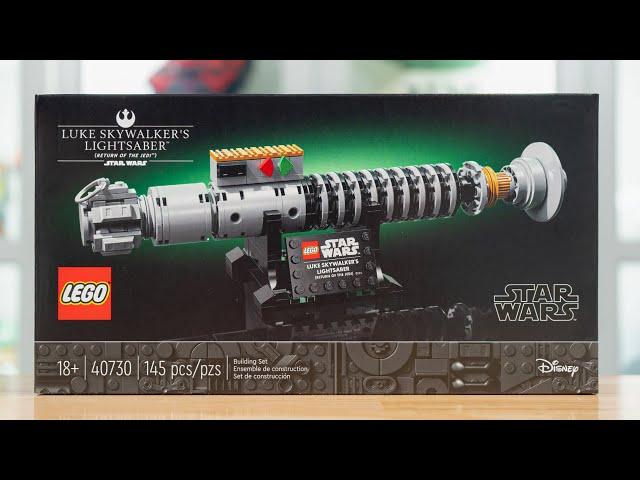 LEGO Star Wars 40730 LUKE SKYWALKER'S LIGHTSABER (RETURN OF THE JEDI) Review! (2024)