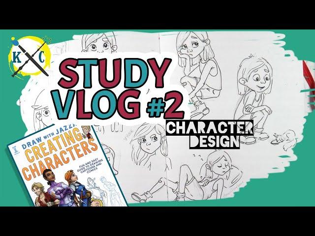 STUDY VLOG # 2 | CHARACTER DESIGN | Kallerhult Creations