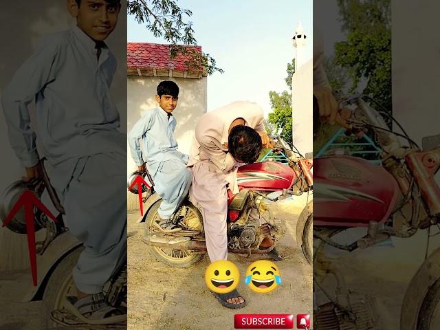 O no bike prank most funny vedio#comedy#shorts#viral#trending#Huzaifa fayyaz official