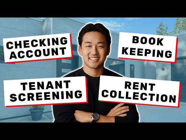 How I Setup My RENTAL PROPERTY BUSINESS (Banking, Tenant Screening, Book Keeping)