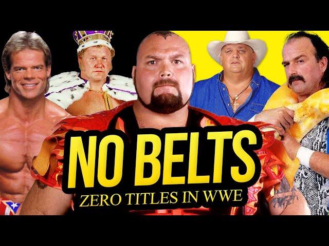 NO BELTS | Never Won a Title in WWE!