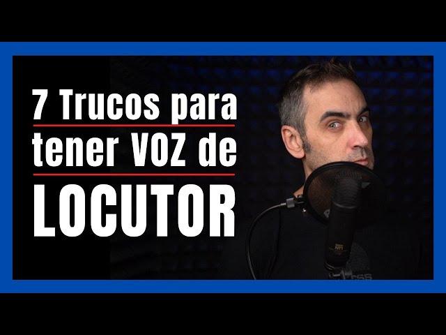 ️VOZ DE LOCUTOR️| 7 Consejos para MEJORAR TU VOZ