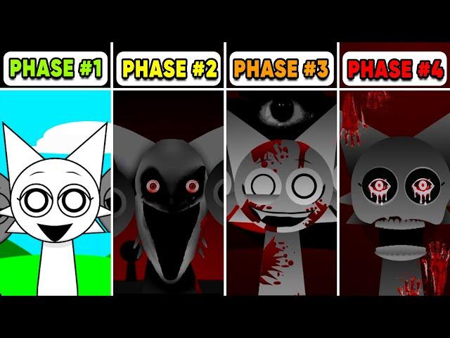 Phase 1 VS Phase 2 VS Phase 3 Vs Phase 4 in Incredibox Sprunki!