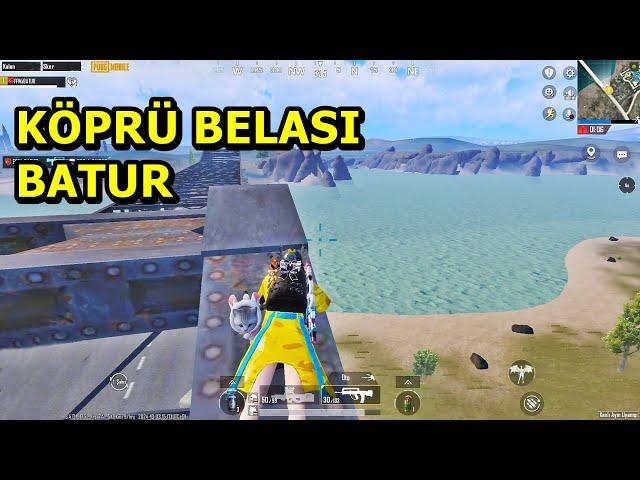 KÖPRÜ BELASI BATUR ! KÖPRÜ KESTİM  SOLO SQUAD PUBG MOBİLE