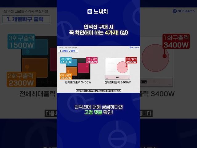 인덕션 구매 시 이건 꼭 확인! 