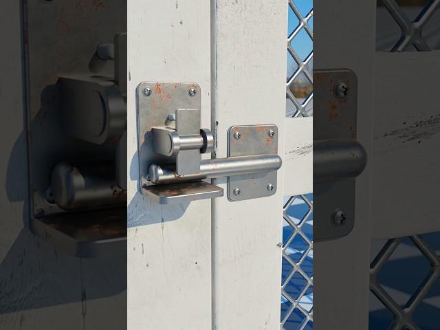 Automatic Gate Latch  Design Idea  #shorts