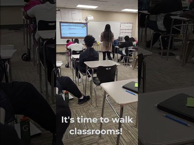 It's time to walk classrooms again!