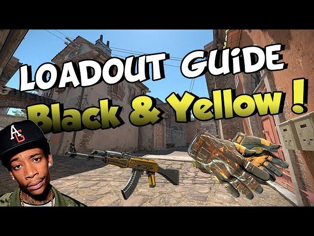 CS2 Skins - Black & Yellow skin loadout that wont break the bank (hopefully)!