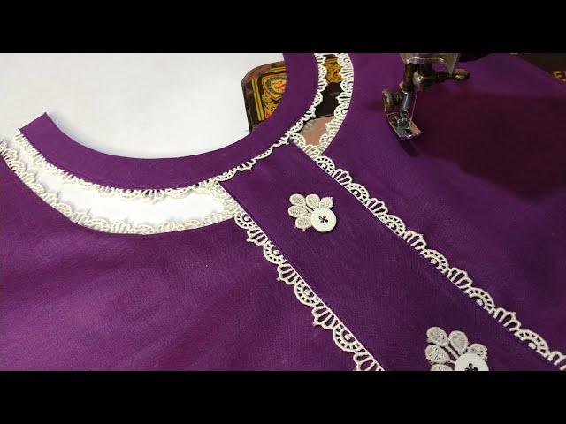 Nobody tells you that Sewing the neck this way is easier than you Think || Sewing For Beginners