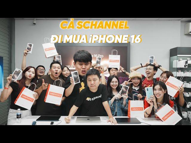 12H ĐÊM, CẢ SCHANNEL ĐI LÊN ĐỜI iPHONE 16 MỚI NGÀY ĐẦU MỞ BÁN!!!