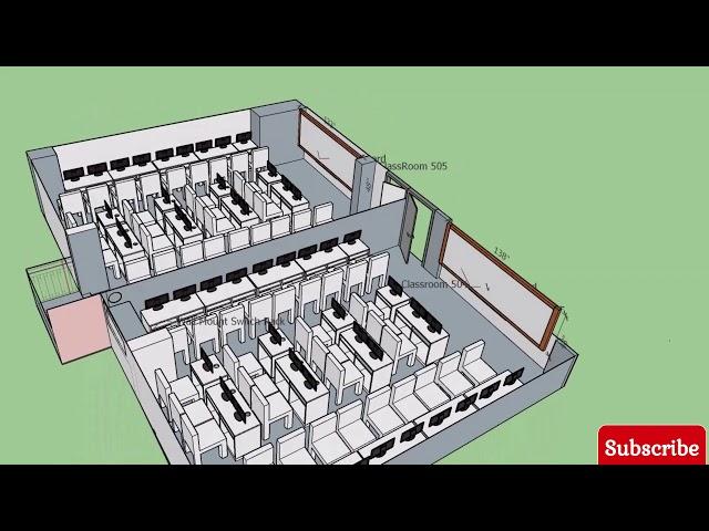 How to build a computer lab with 2D design step by step