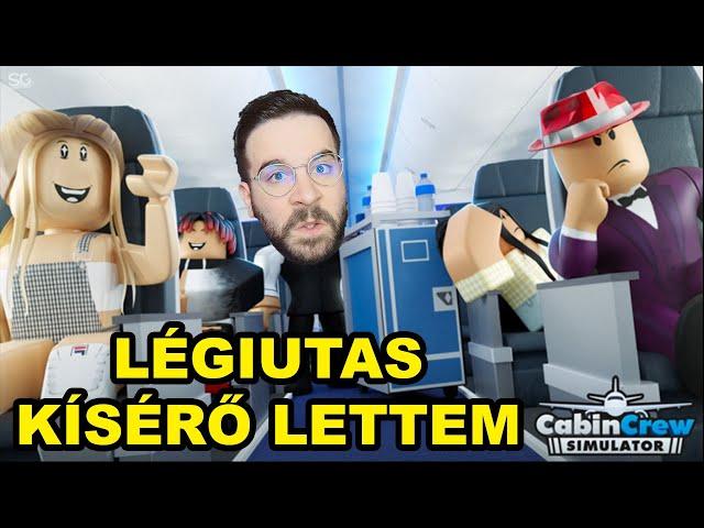 ROSSZUL LETT egy UTAS a GÉPEN!  | LÉGIUTAS-KÍSÉRŐ LETTEM - ️Cabin Crew Simulator