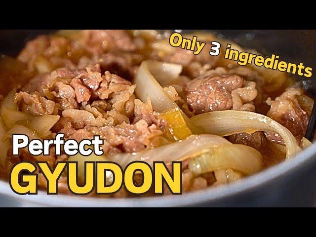 How to Make Perfect Gyudon (Japanese Beef Bowl) : Easy at Home and Authentically Delicious !!