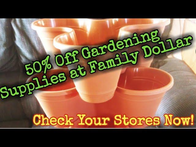 FIRE SALE at Family Dollar!!! Go Buy Gardening Supplies Now 50% Off!