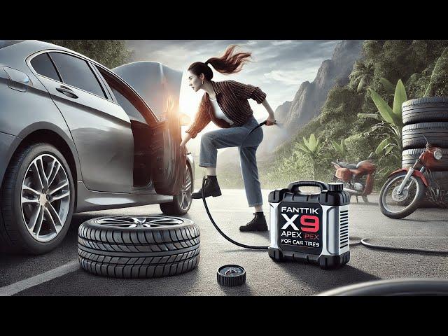  Fanttik X9 APEX Portable Air Compressor for Car Tires Review 