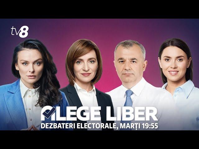 ALEGE LIBER 15.10.2024: Victoria Furtună, Maia Sandu, Ion Chicu și Natalia Morari