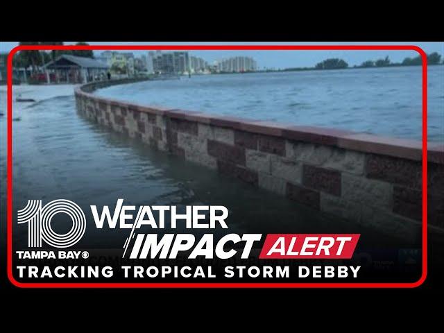 Hudson community flooded from Hurricane Debby