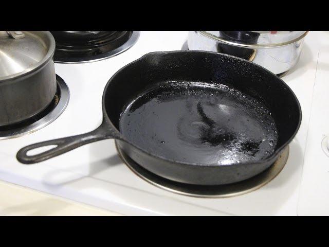 Seasoning a Cast Iron Pan