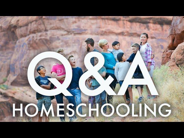 Q & A : HOMESCHOOLING OUR BIG FAMILY : RV Fulltime w/9 kids