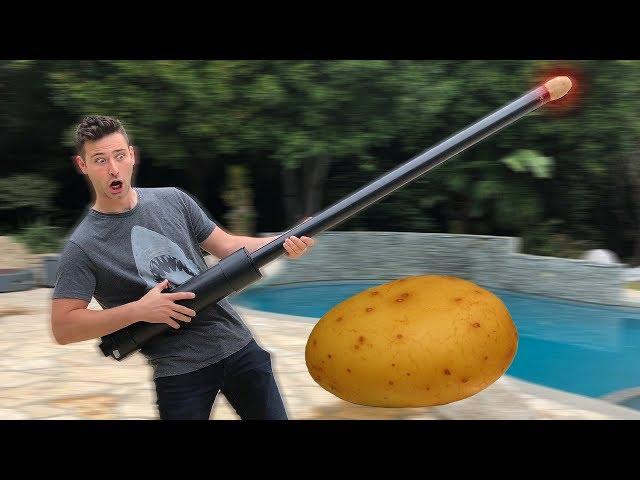 LAUNCHING A POTATO AT 200MPH **intense**