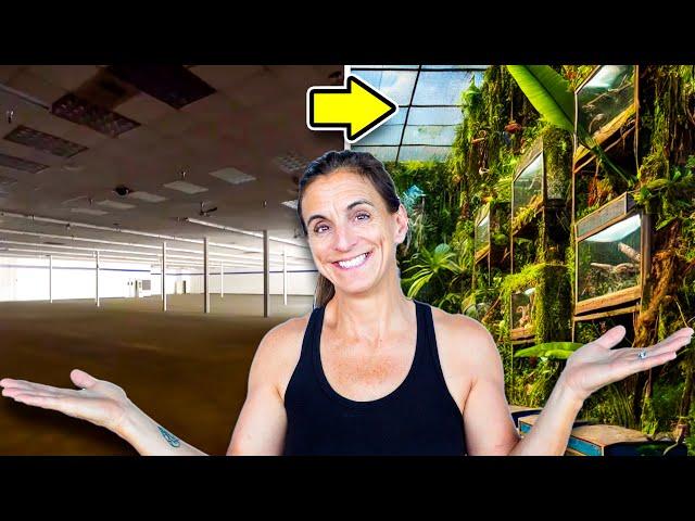 Turning An Abandoned Building Into A Giant Terrarium!