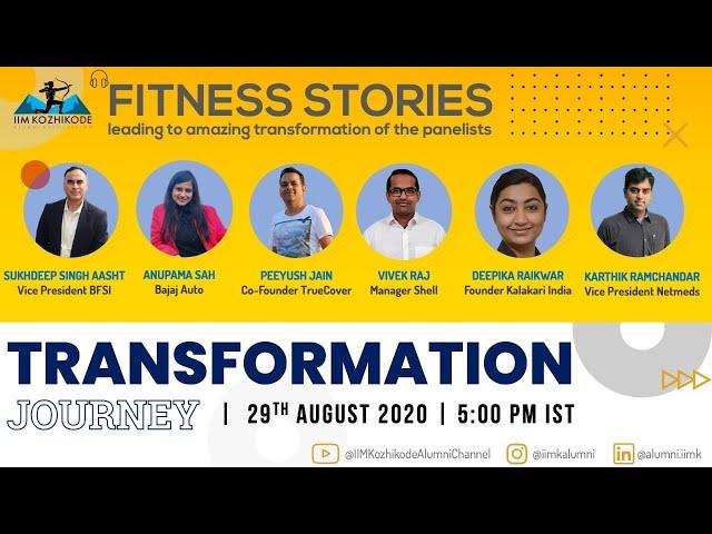 Transformation Journey - Fitness stories from IIMK alumni