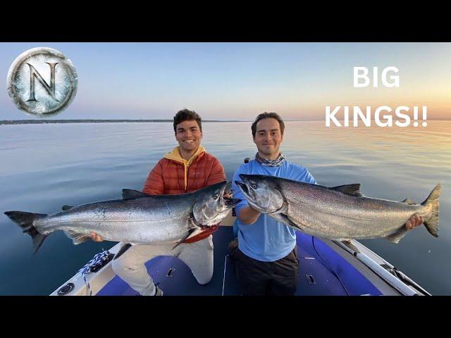 How we catch King Salmon Trolling Lake Michigan in the Summer (Milwaukee, WI) | Ep. 1