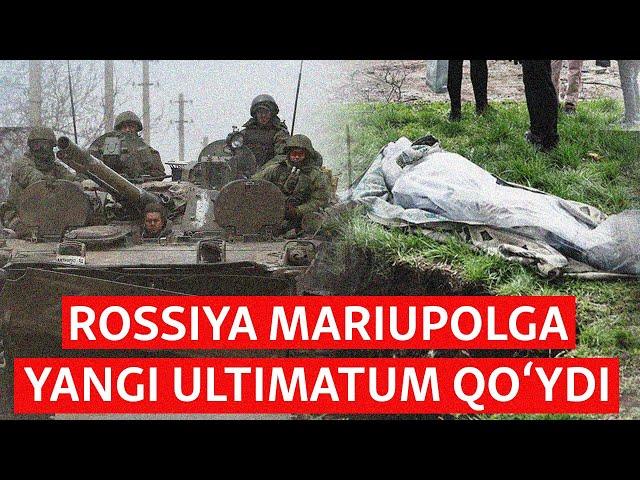 Ukrainaga bosqin: 56-kun | BMT Pasxada o‘t ochishni to‘xtatishga chaqirdi