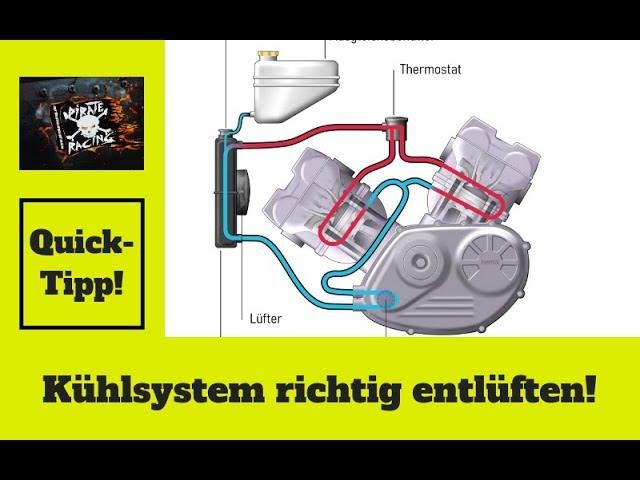 KTM 690 - Clean cooling system properly fill and vent.