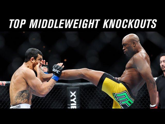 Top Middleweight Knockouts in UFC History