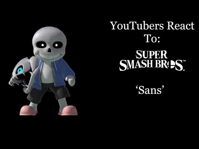 YouTubers React To: Sans Mii Costume (Super Smash Bros. Ultimate)