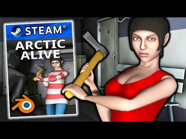 Arctic Alive is a horror game made in... Blender?