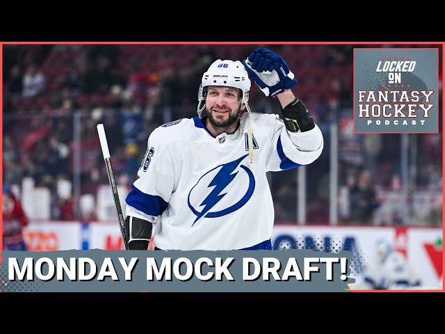 Fantasy Hockey 2024-25 Monday Mock Draft: Drafting From The 1st & 10th Position | McDavid & Miller