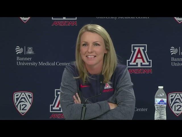 Arizona Softball Media Day - Coach Caitlin Lowe