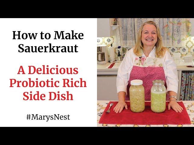 How to Make Homemade Sauerkraut - A Delicious Probiotics Rich Side Dish for Gut Health