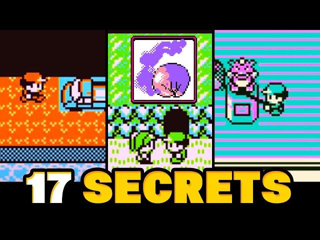 17 SECRETS You Didn't Know about Pokemon Red & Blue