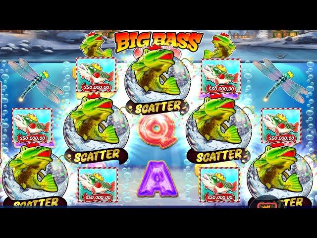 BIG BASS CHRISTMAS BASH HOLIDAY GAME EPIC GAMEPLAY NON STOP BONUS BUY ONLINE CASINO SLOT