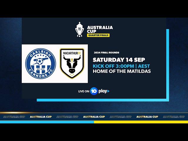 Oakleigh Cannons v Macarthur FC | Australia Cup 2024 Quarter Finals