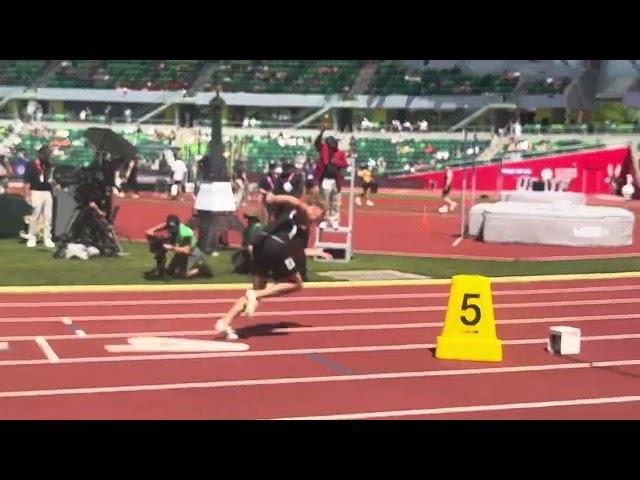 Matthew Boling 400m Round 1 H1 (Quincy Hall 44.6), 2024 U.S. Olympic Trials