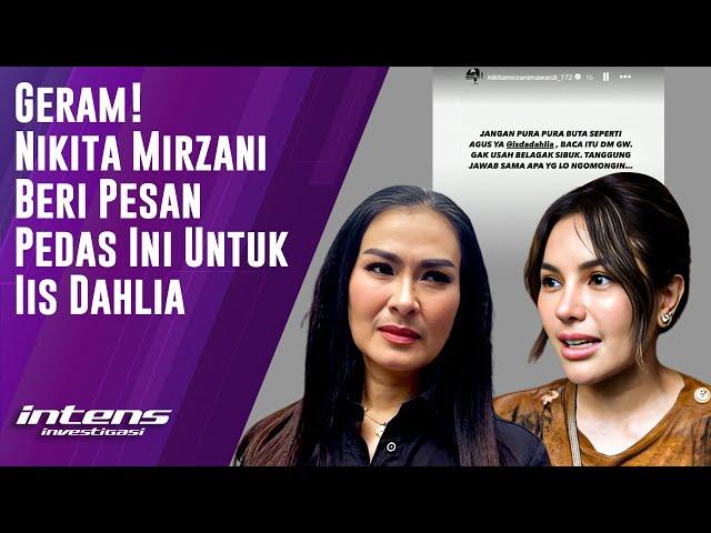 Nikita Mirzani Beri Pesan Pedas ini Untuk Iis Dahlia