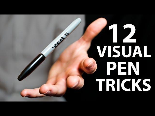 12 IMPOSSIBLE Pen Tricks Anyone Can Do | Revealed