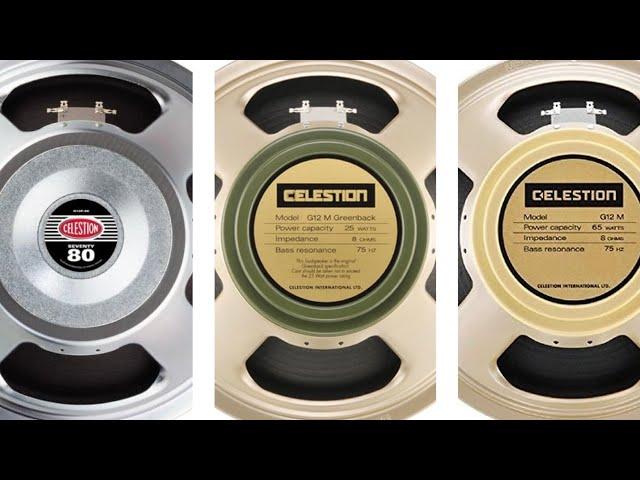 Celestions speakers: Seventy 80 vs Greenback vs Creamback 65