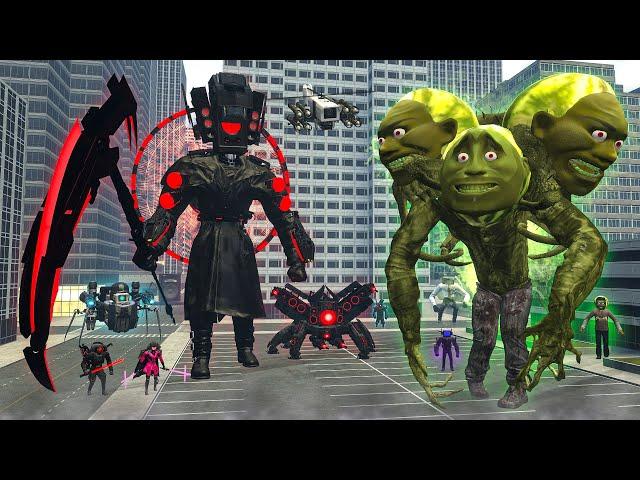 NEW LIN GANG MELON ZOMBIE CARRIER VS EXECUTIONER SPEAKERMAN AND OTHER SKIBIDI AGENTS! - Garry's Mod