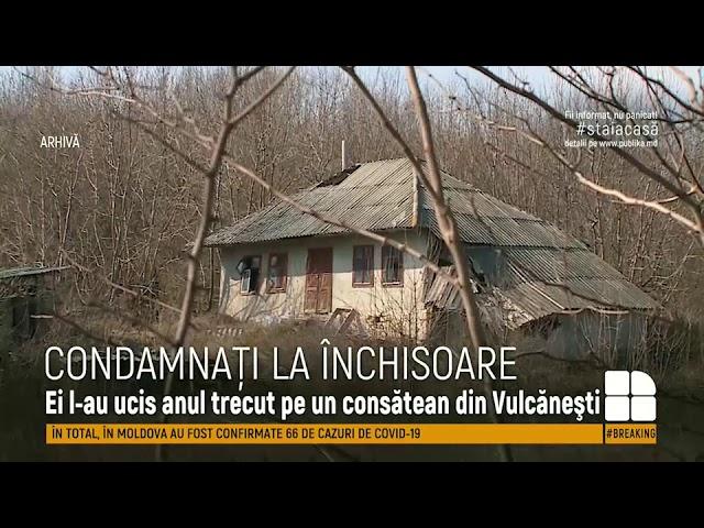 CRIMA de la Vulcănești, unde un bărbat a fost omorât în fața soției și a fiicei.