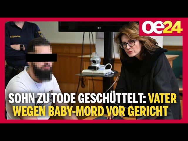 Sohn zu Tode geschüttelt: Vater (29) wegen Baby-Mord vor Gericht