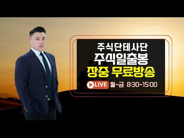 [2025. 1. 9(목)] 주식단테사단 주식일출봉 [탄탄한 기초로 꾸준한 수익내기] #주식강의 #주식라이브 #주식투자