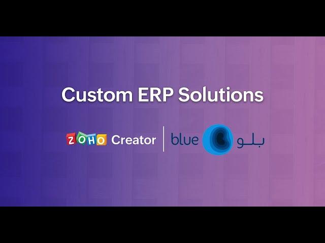 Custom ERP Solutions | Blue LLC - Alserkal Group | UAE | Zoho Creator