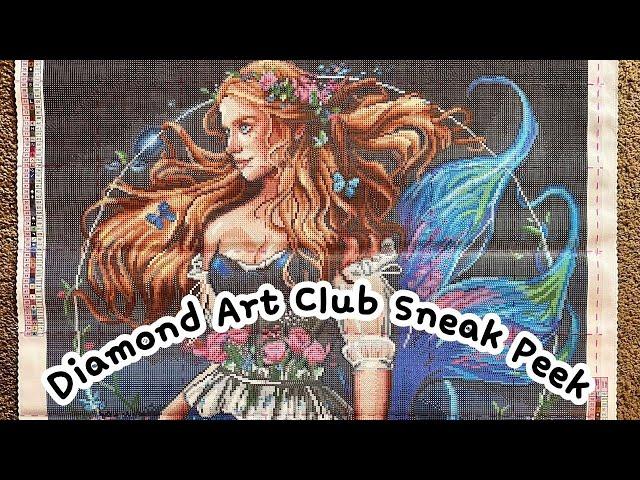 cottage girl mermaid by bethany gilbert | diamond art club ANNIVERSARY SALE sneak peek!